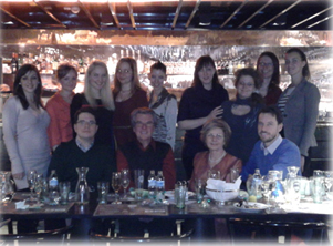 Csapatfotó karácsonyi ünnepléskor