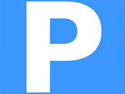 Parkoló tábla jele.